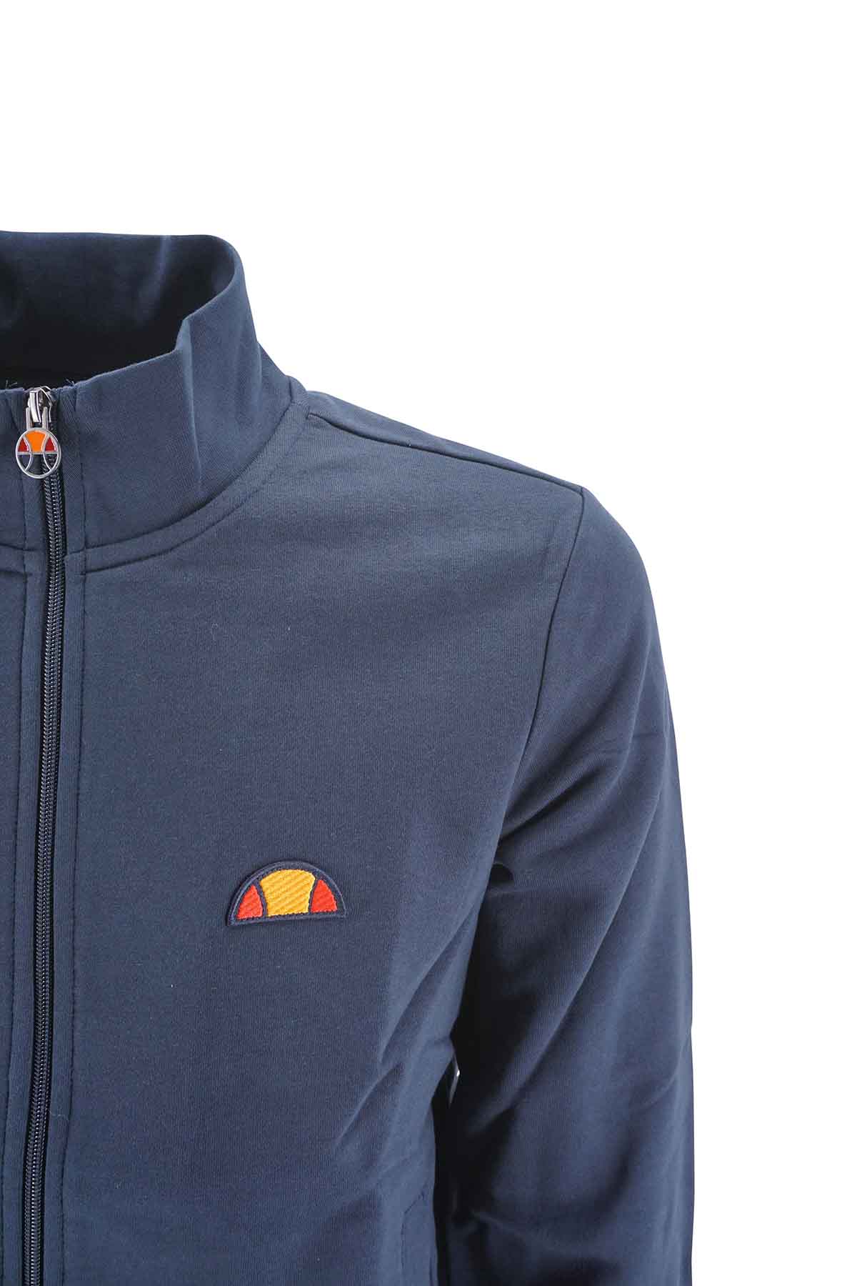 Felpa Ellesse con chiusura zip / Blu - Ideal Moda